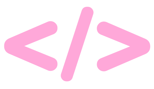Ícone com sinais de maior e menor, representando o desenvolvimento Front-End.